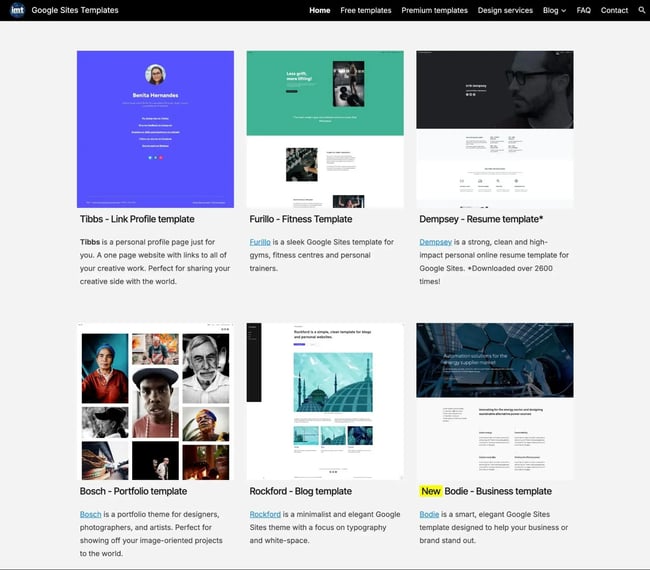 some of the free google sites templates from i make templates